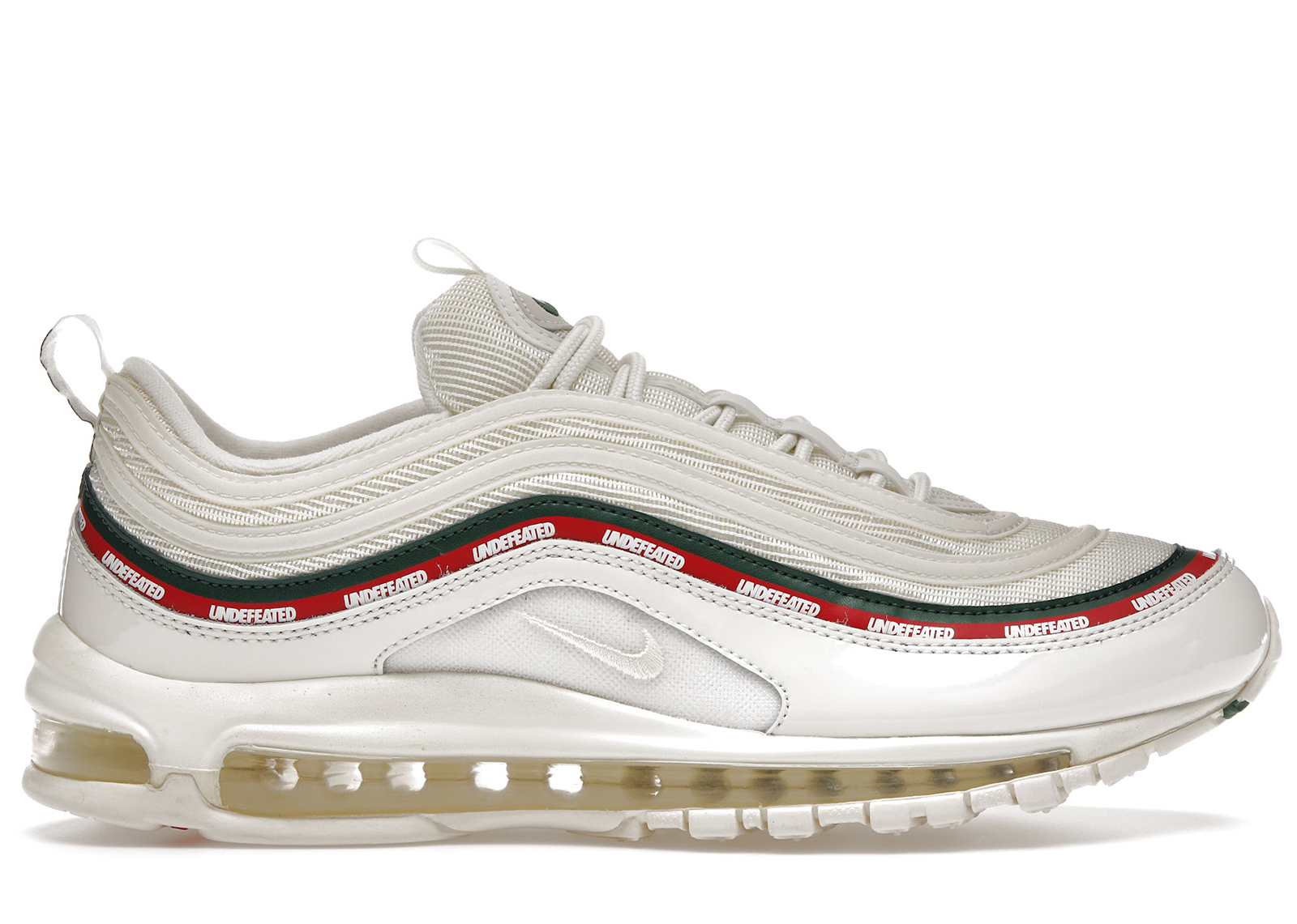 Nike Air Max 97 Undefeated White تلفاز ١١