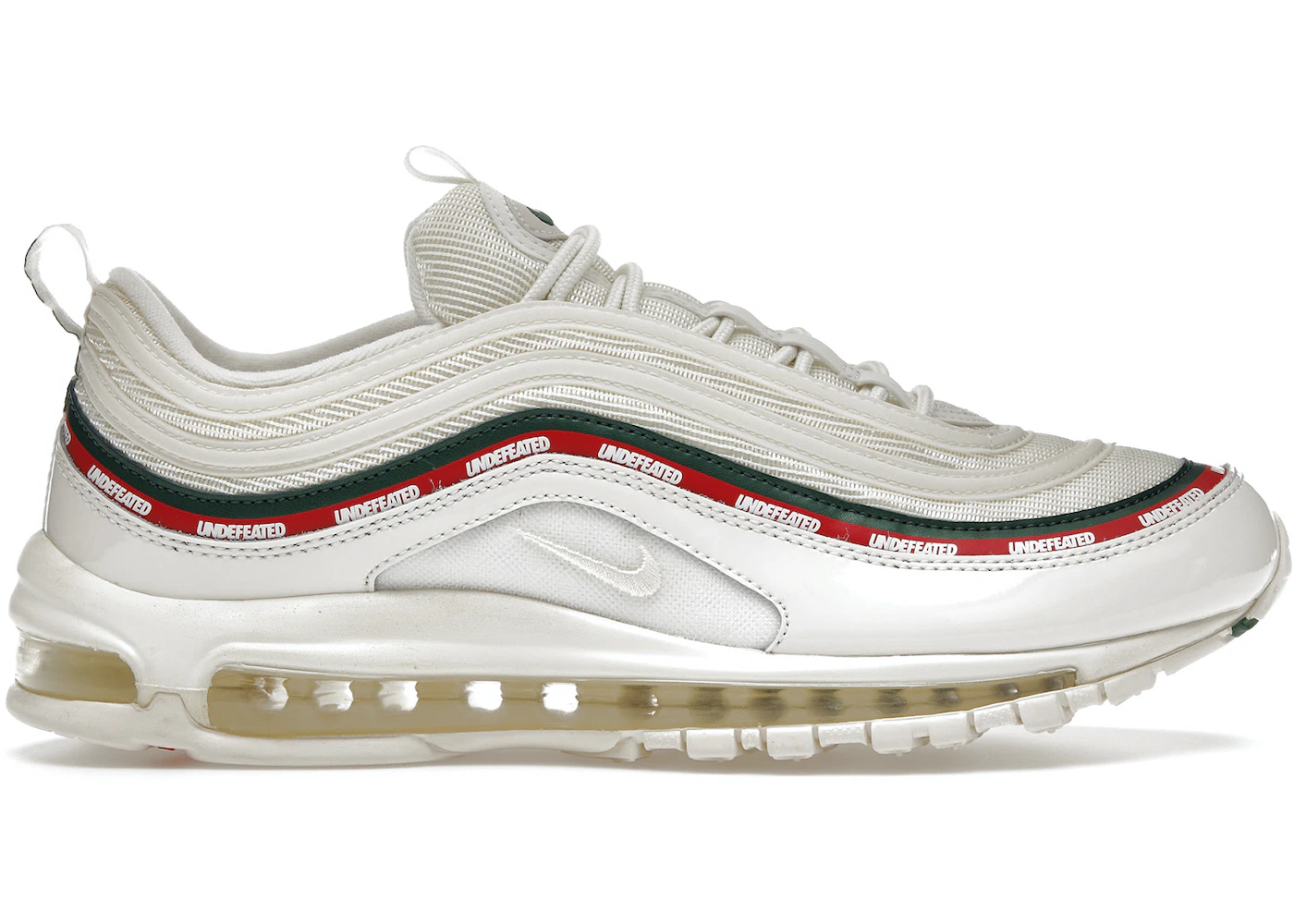En general yeso Pacer Nike Air Max 97 Undefeated White Men's - AJ1986-100 - US