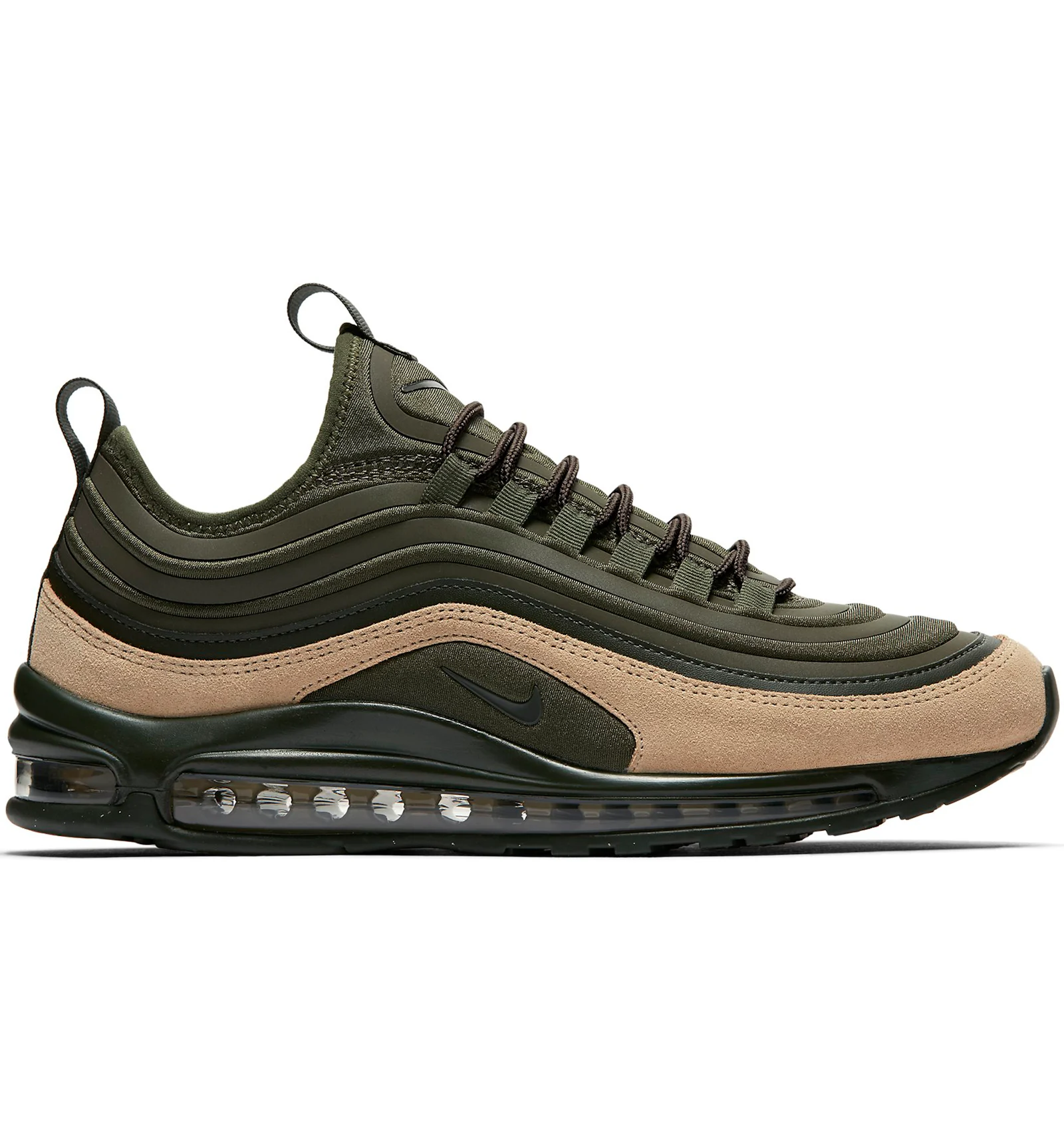 Nike air max 97 top lux cargo khaki sneakers