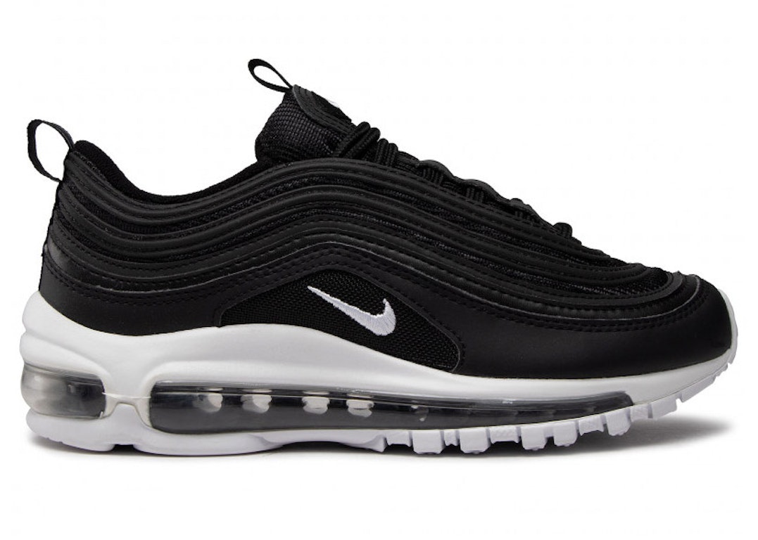 Pre-owned Nike Air Max 97 White Black (gs) In Black/white
