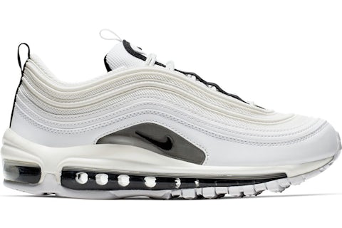 Nike Air Max 97 White Black Silver Women s 921733 103 JP