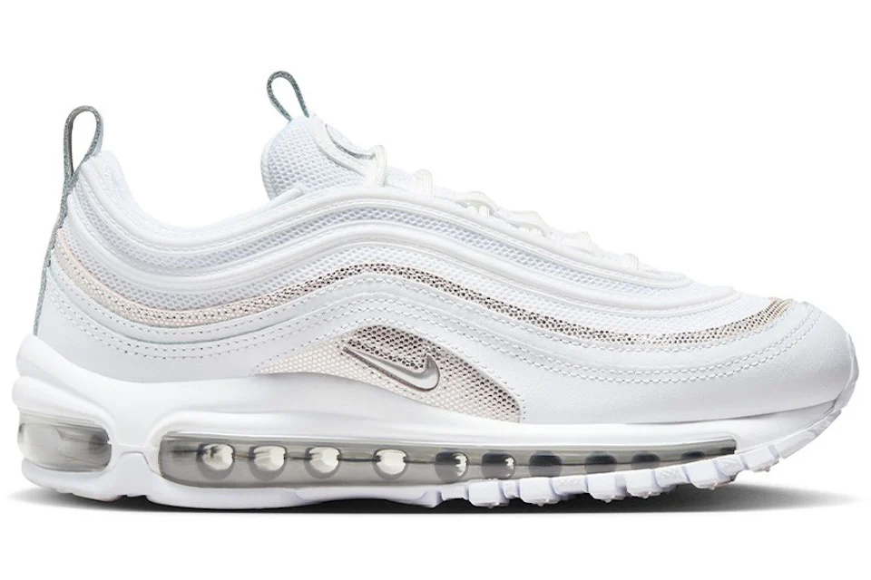 All white nike 97 womens Clearance