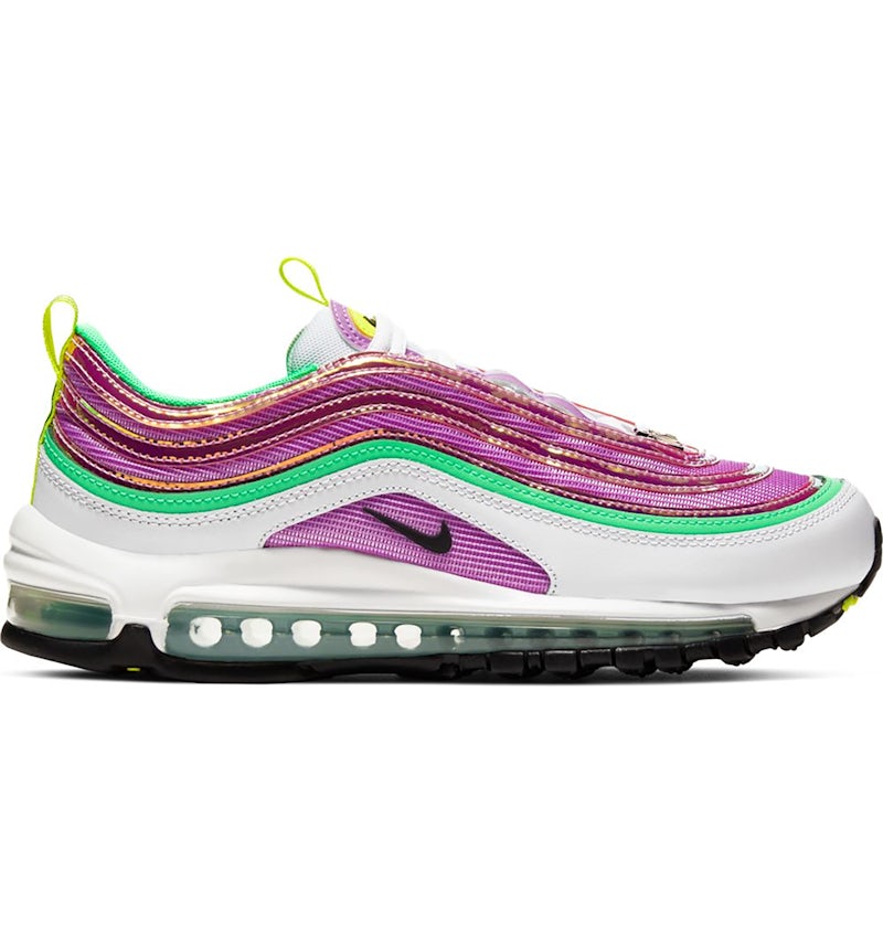 Sneaker Release Air Max 97 Green Glow Nike Air Max 97 White