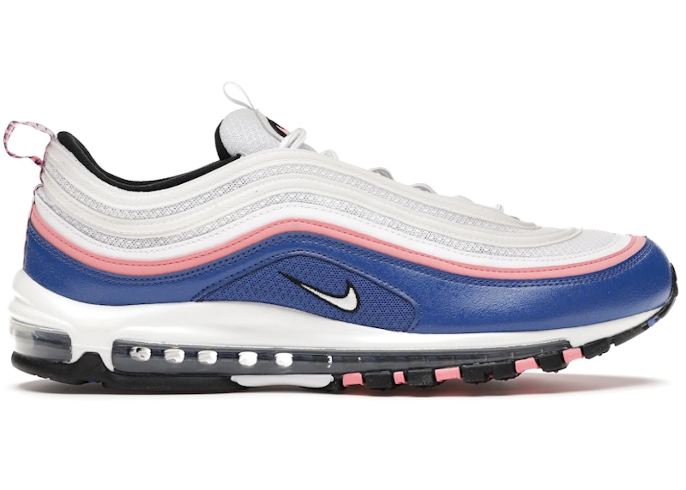 Nike Air Max 97 White Game Royal Pink Gaze Men's 921826-107 US