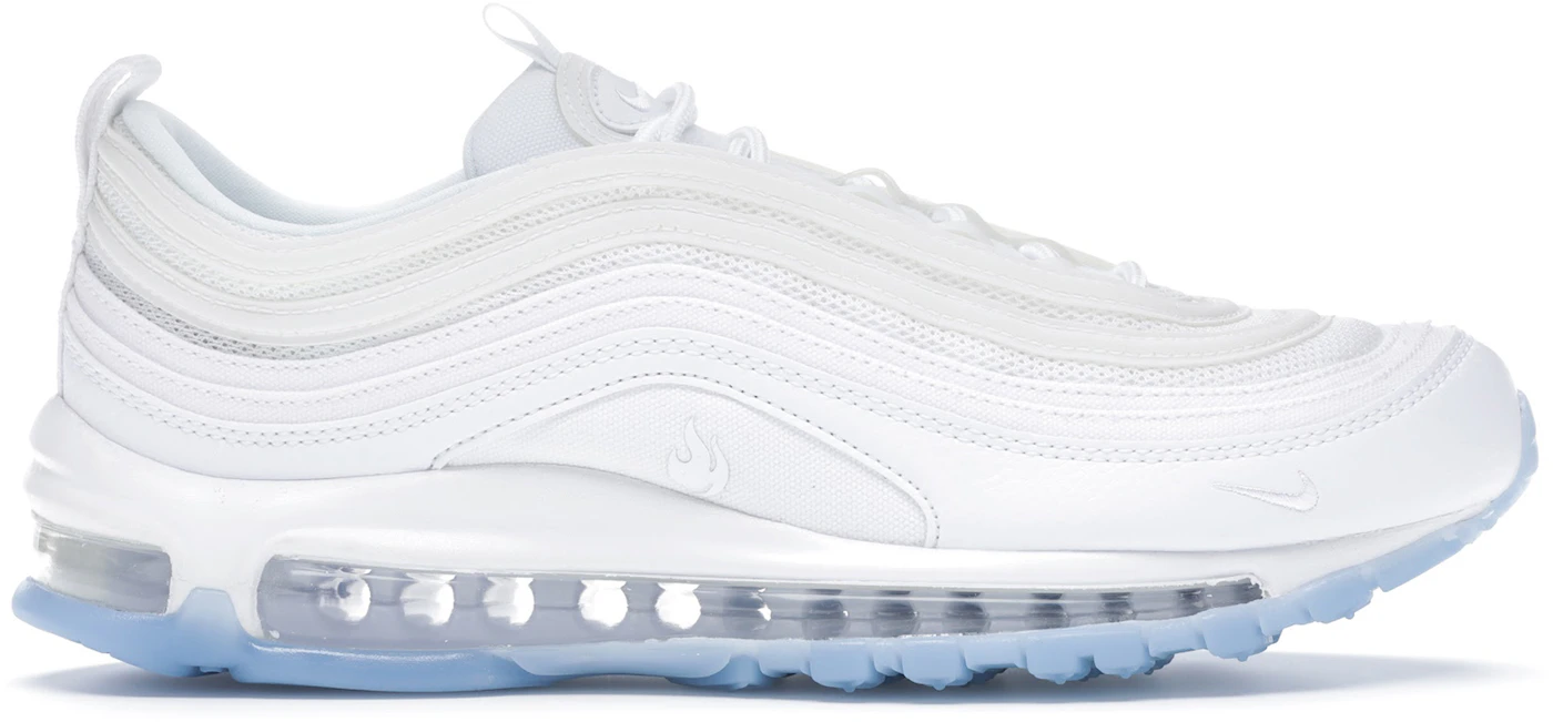 Nike Men's Air Max 97 Shoes in White, Size: 6.5 | 921826-101