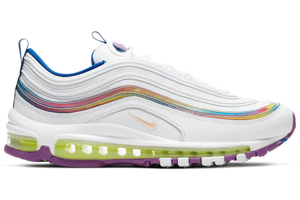 Nike Air Max 97 White Iridescent Stripes Women s