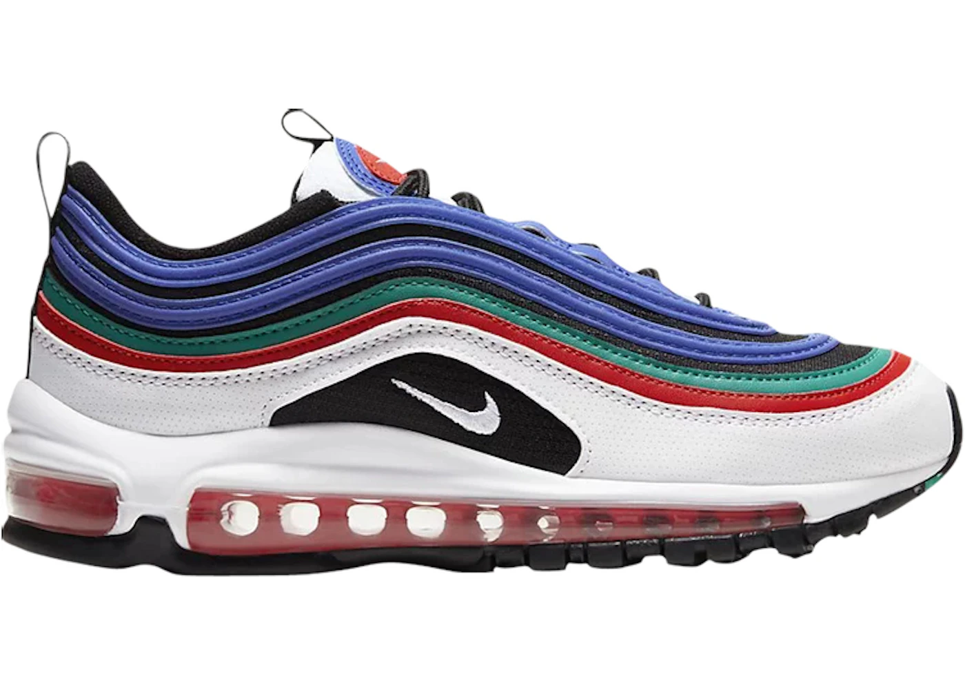 Nike Air Max 97 White Multicolor (GS) - CW7013-100 - US
