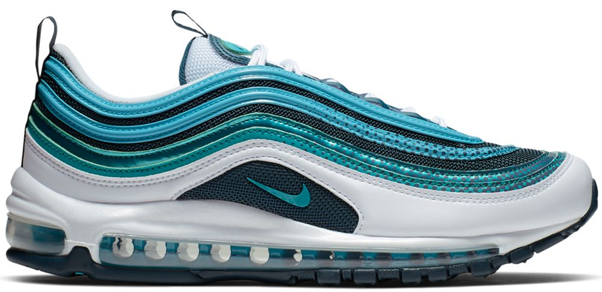 teal and white air max