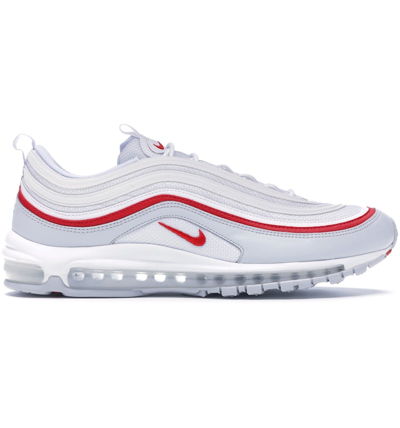 HOT Sneaker Air Max 97 Rojas Y Blancas Zapato Nike Air Max 97