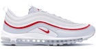 Nike Air Max 97 White Pure Platinum University Red