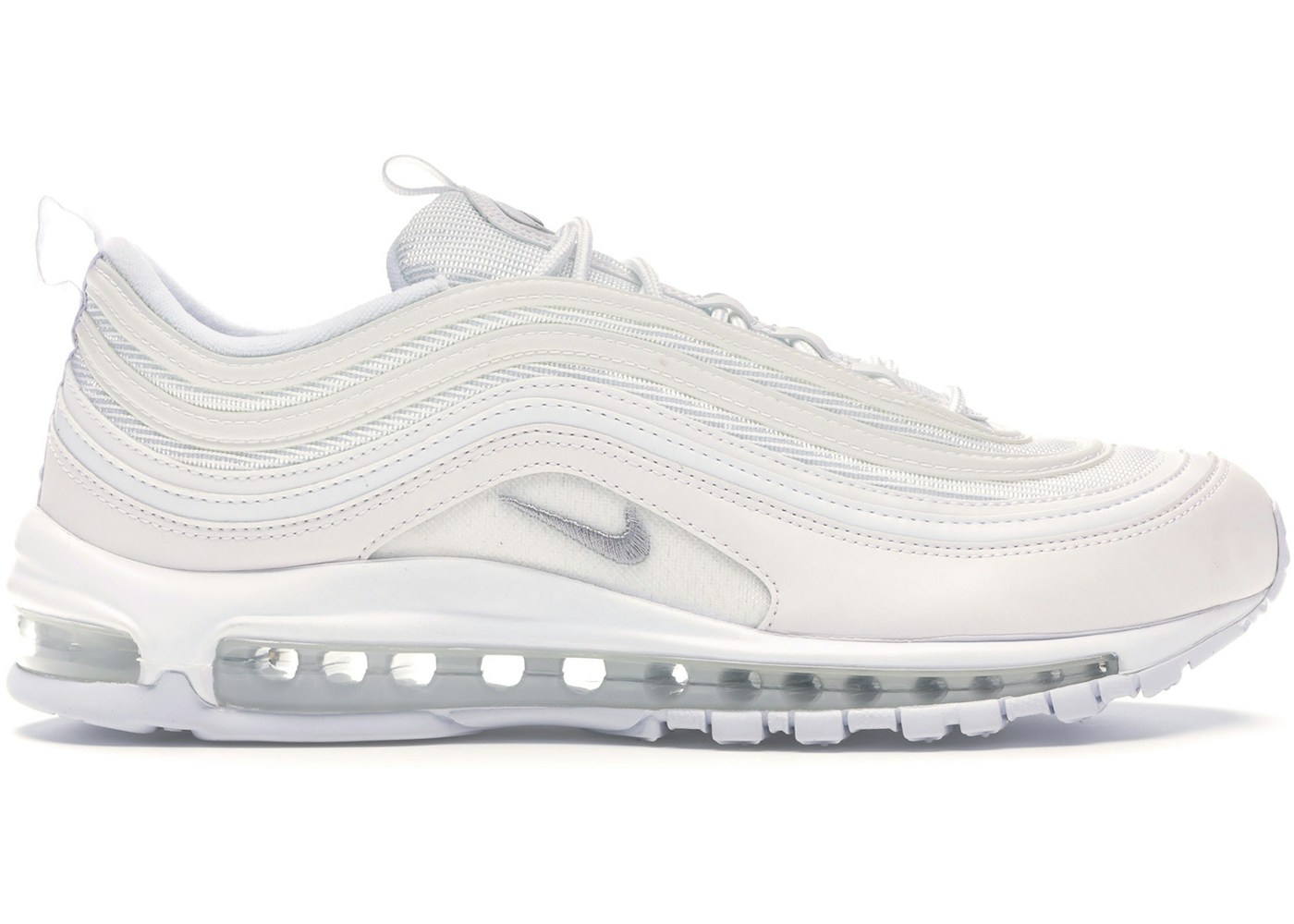 Nike Air Max 97 Triple White Wolf Grey 921826101 Nike Air Max 97 Triple White Wolf Grey 921826101