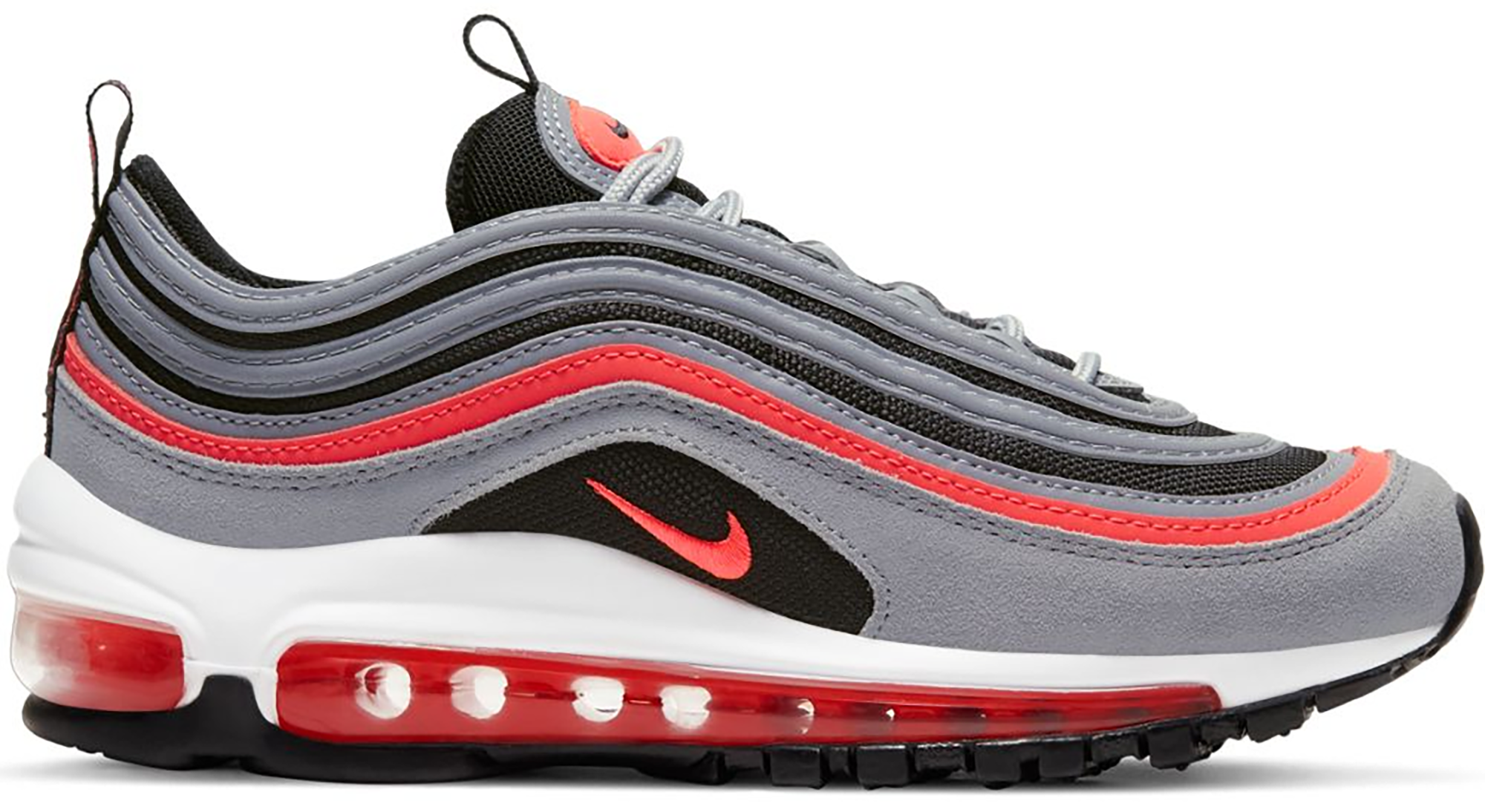 gs air max 97 grey and red