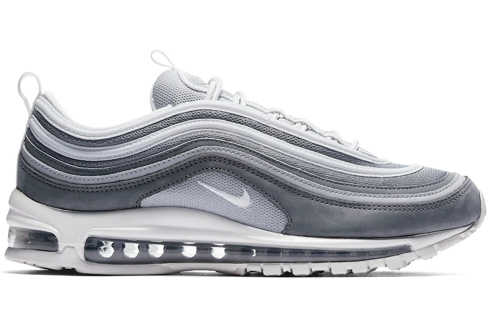 Nike air max 97 white silver  and  wolf top grey