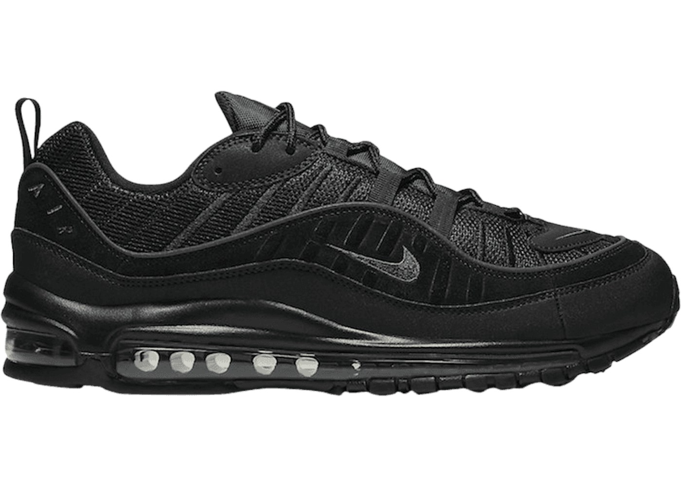 Nike Air Max 98 Black Anthracite Black Sole Cq4028 001 Nike Air Max 98 Black Anthracite Black Sole Cq4028 001