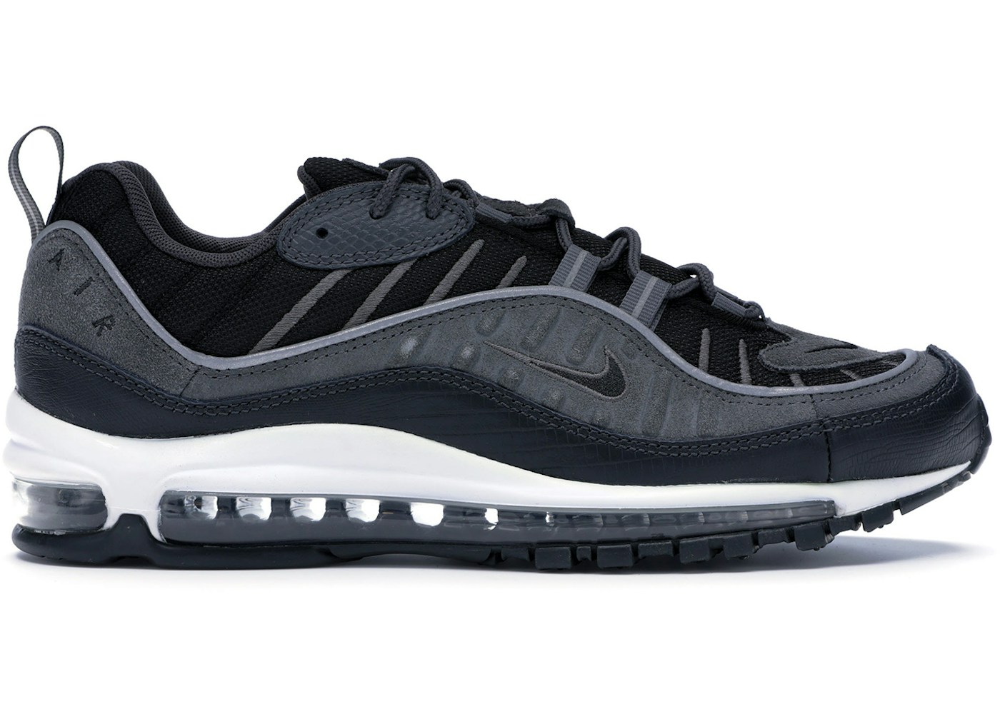 Nike Air Max 98 Black Anthracite Ao9380 001 Nike Air Max 98 Black Anthracite Ao9380 001