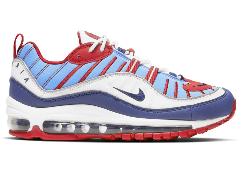 Nike Air Max 98 Blue Red White (Women's) Nike Air Max 98 Blue Red White (Women's)