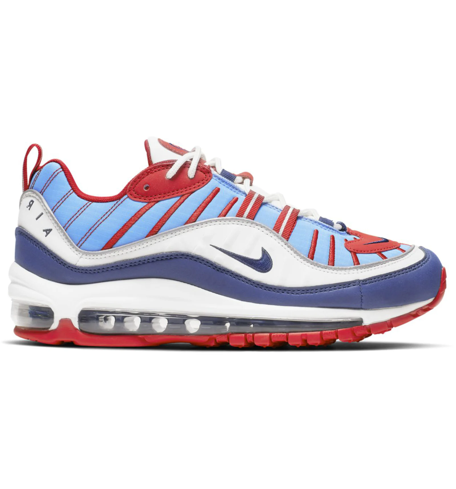 Nike air max 98 white blue red Outlet