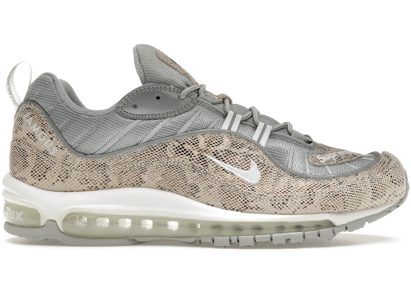necklace residue Owl Nike Air Max 98 Supreme Snakeskin - 844694-100 - US