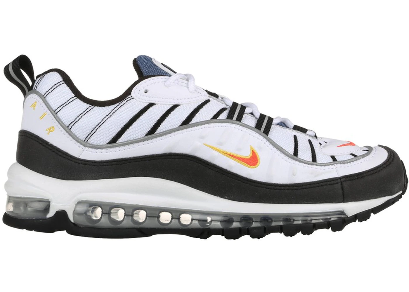 Air max 98 top white blue orange
