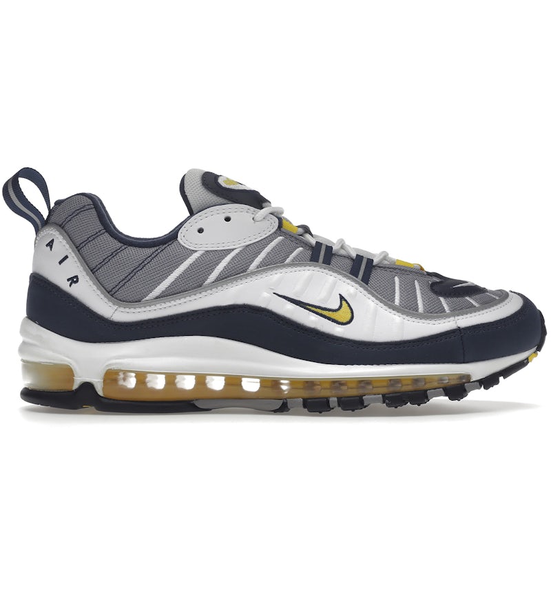 Nike Air Max 98 Tour Yellow Grey Men's 640744-105 US