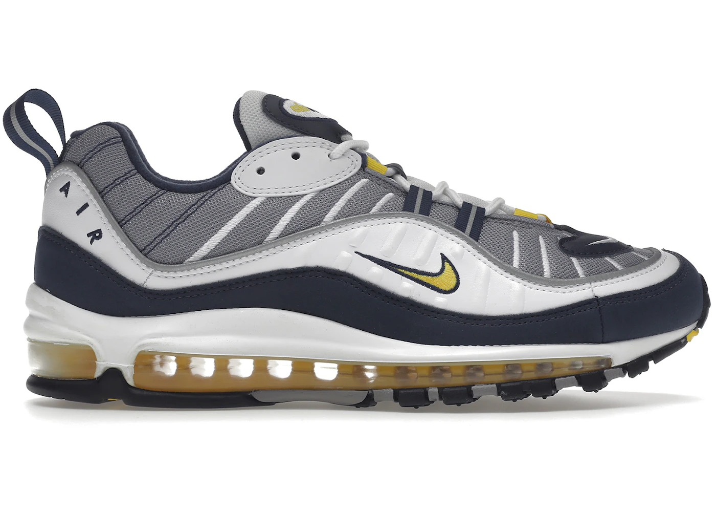 Nike Air Max 98 Tour Yellow Grey Men's 640744-105 US
