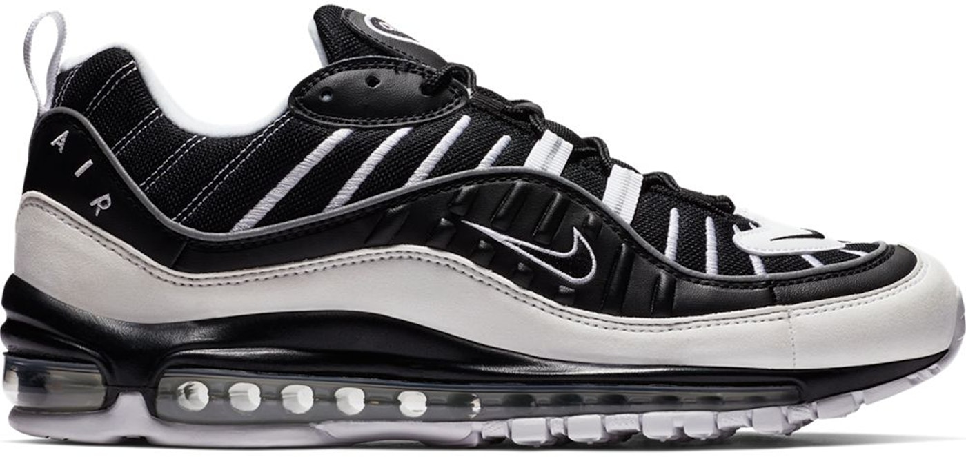 Nike Air Max 98 White Black 010 Nike Air Max 98 White Black 010