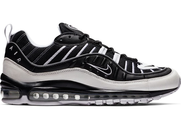 Nike Air Max 98 White Black 010 Nike Air Max 98 White Black 010