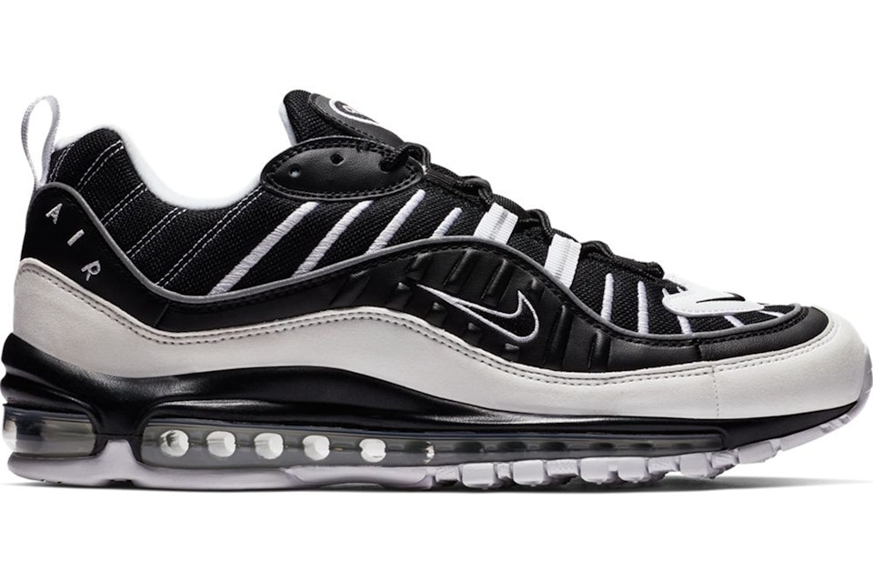 Nike Air Max 98 White Black 010 Nike Air Max 98 White Black 010