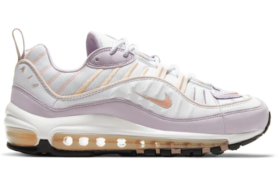 Nike air max 98 white grey and pink Clearance