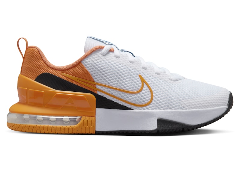 Pre-owned Nike Men's  Air Max Alpha Trainer 6 Light Curry Sneakers In White/hot Curry/black In Multi