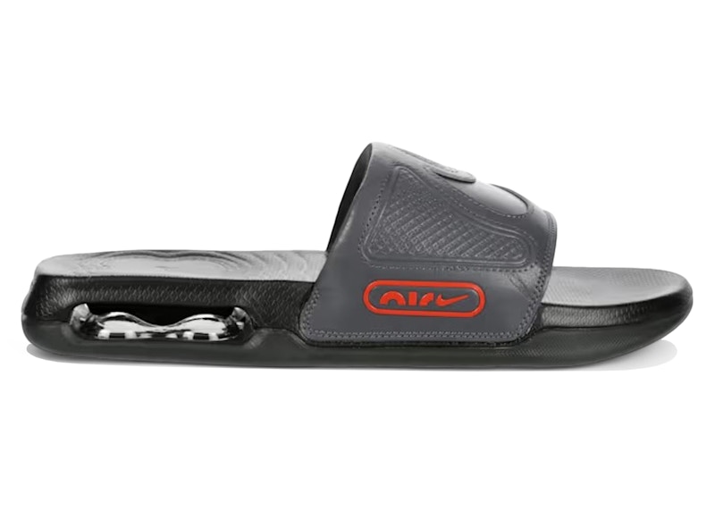 Nike Air Max Cirro Slide Dark Grey Black University Red