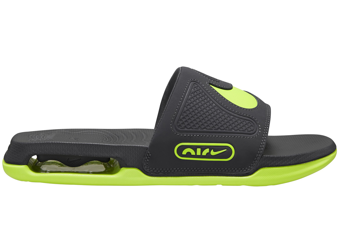 Nike Air Max Cirro Slide Dark Grey Volt