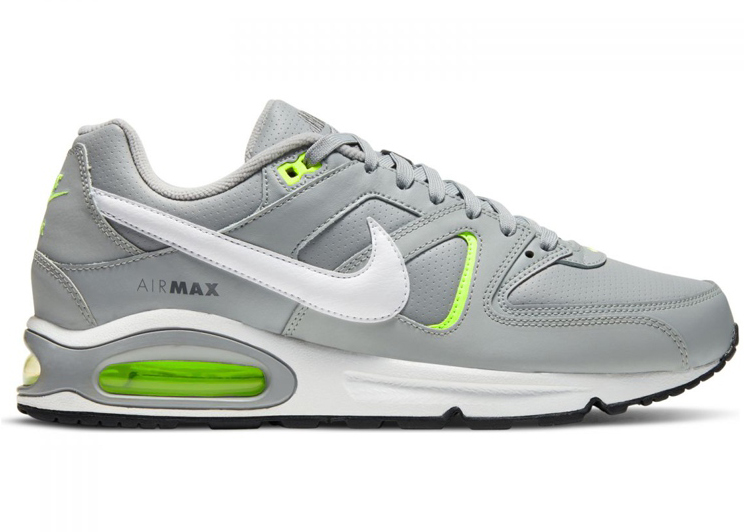 Nike Air Max Command Leather Light Smoke Grey White Volt メンズ ...