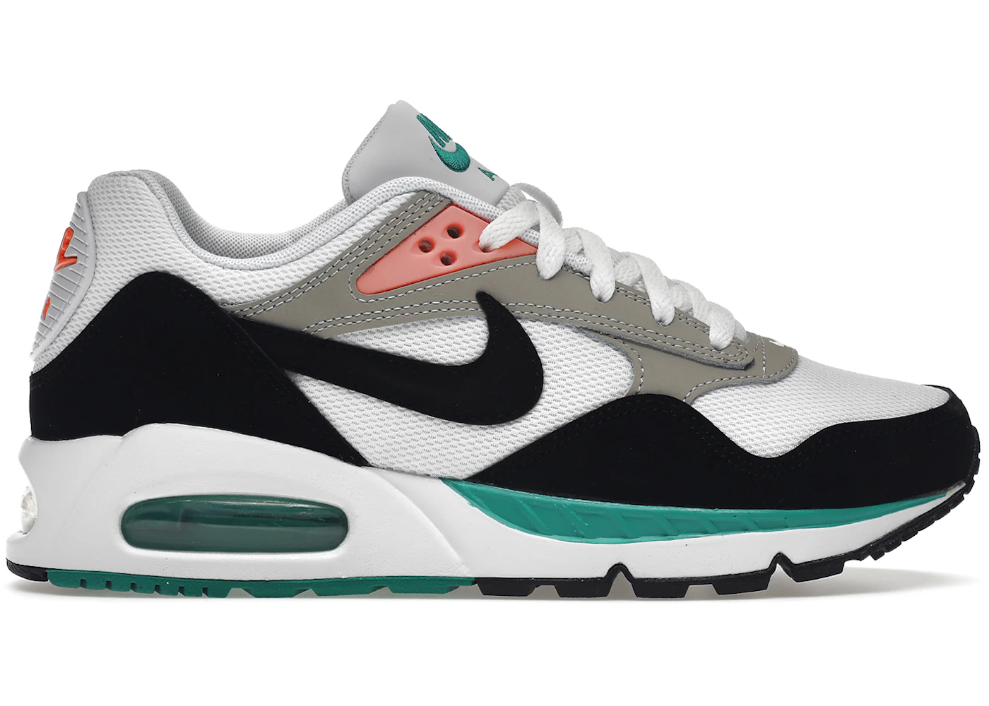 Nike Air Max Correlate en verde y anaranjado mango (de mujer