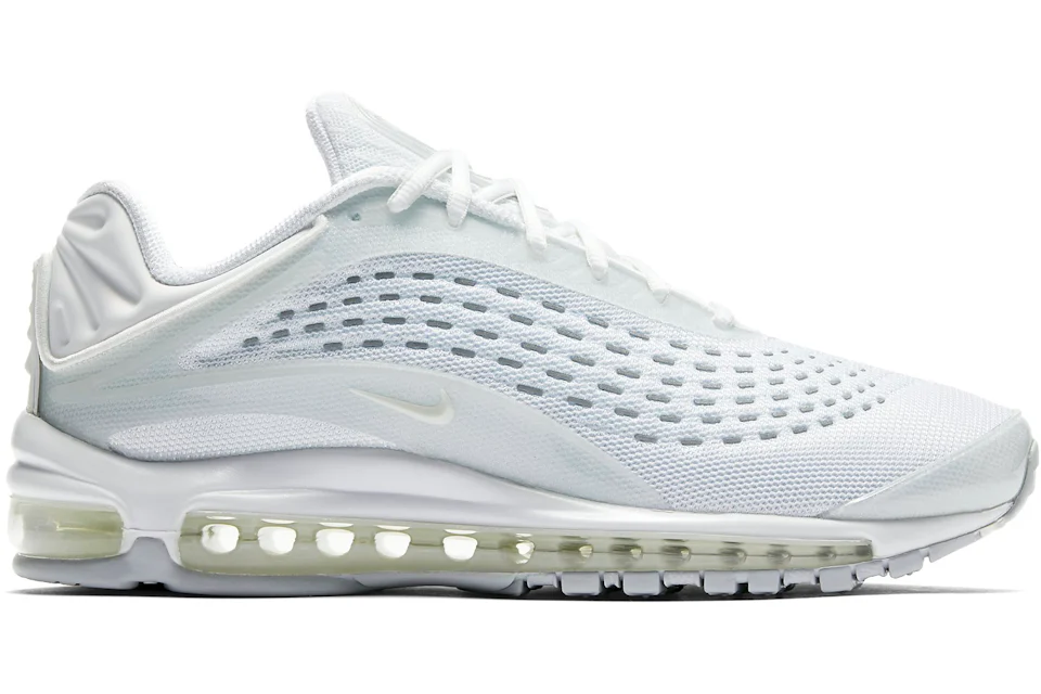Nike air max deluxe all best sale white