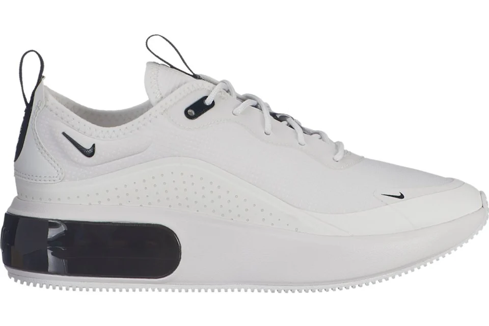 Nike air max dia white and black hot sale trainers