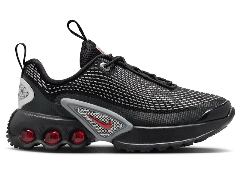 Nike Air Max Dn Black Metallic Silver University Red (PS