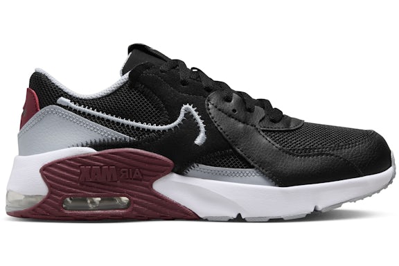 Nike Air Max Excee Negro Team Rojo Blanco Wolf Grey (para escolares)