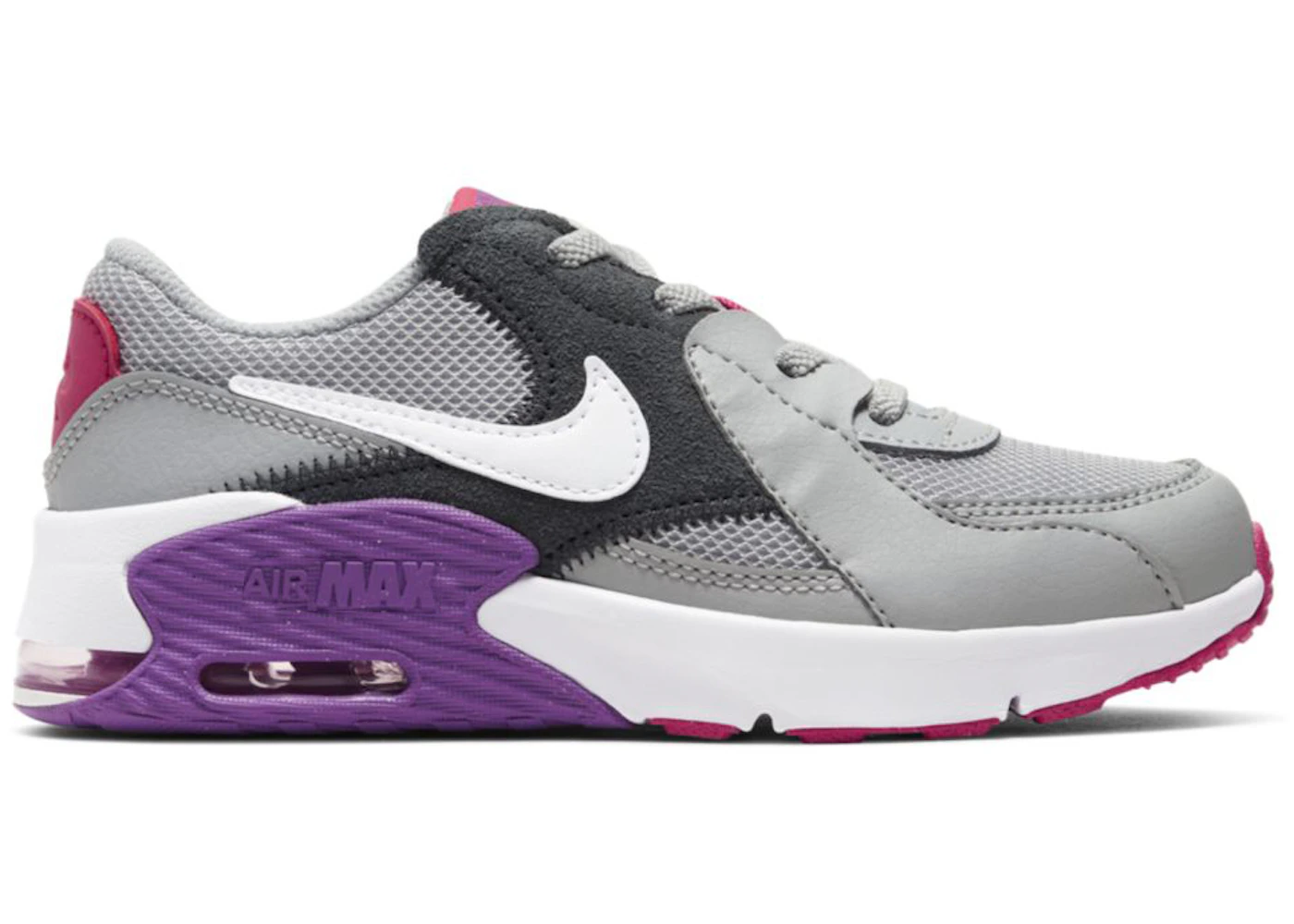 Nike Air Max Excee Grey Fog Purple Nebula (PS) Kids' - CD6892-003 - US