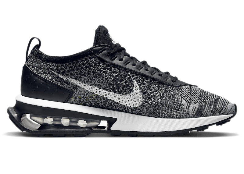 Nike Air Max Flyknit Racer Black White Women s