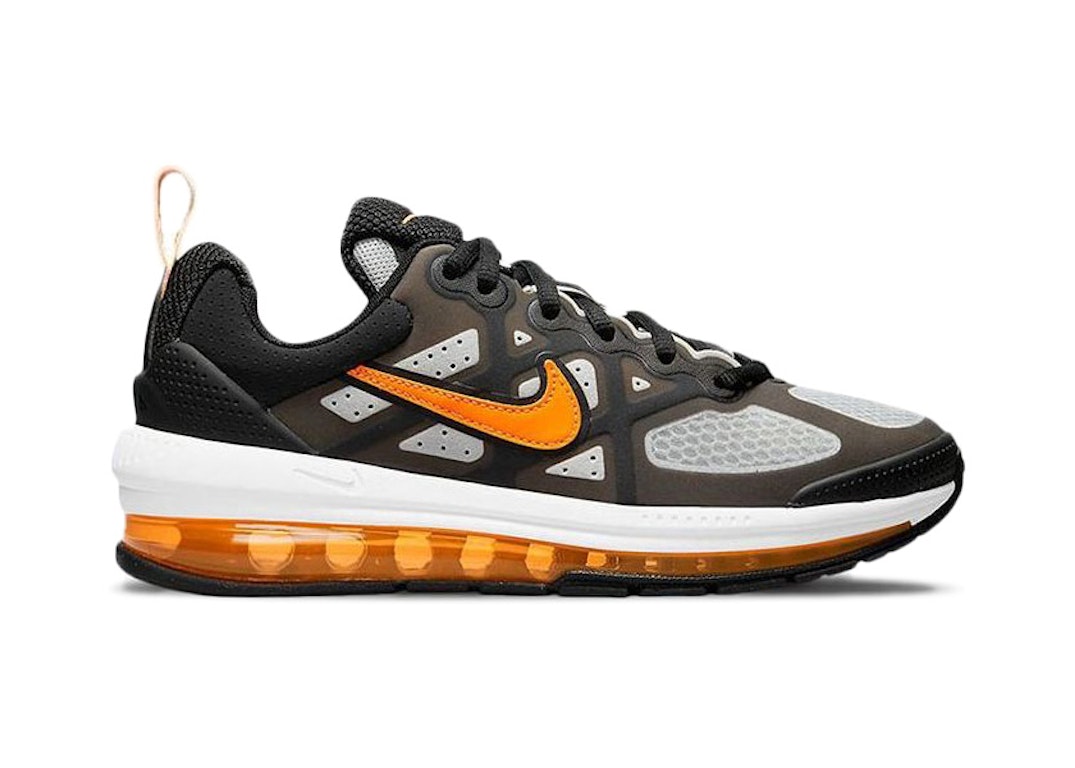 Pre-owned Nike Air Max Genome Black Orange Grey (gs)