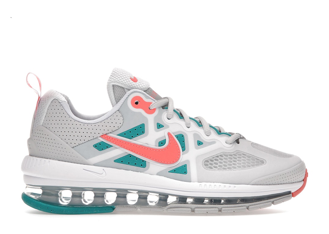 Pre-owned Nike Air Max Genome White Turquoise (women's) In White/turquoise-orange