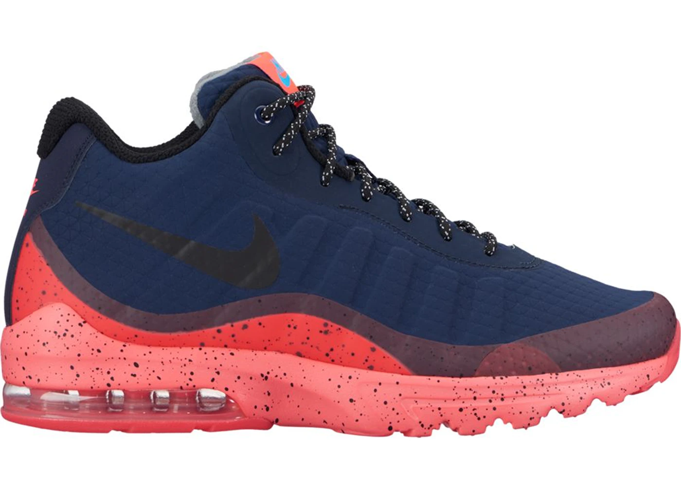 Nike Air Max Invigor Mid Obsidian Solar Red Men s 858654 401 GB