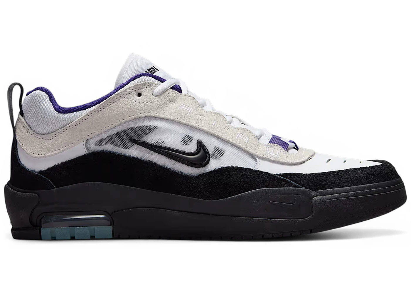 Nike Vendre Stock X Nike SB Air Max Ishod Blanc Noir Court Violet