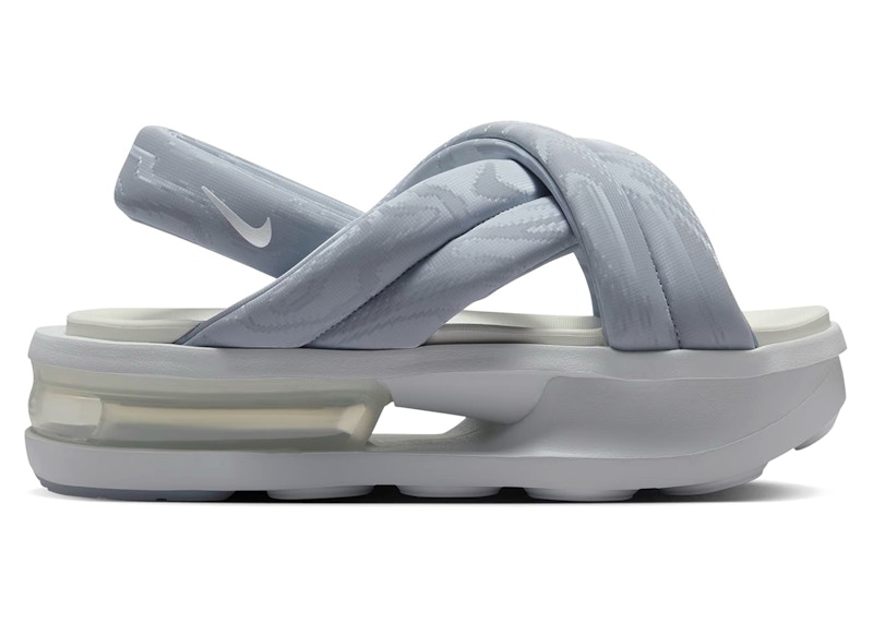 Pre-owned Nike Air Max Isla Sandal (women's) Sneakers In Wolf Grey/pure Platinum/summit White