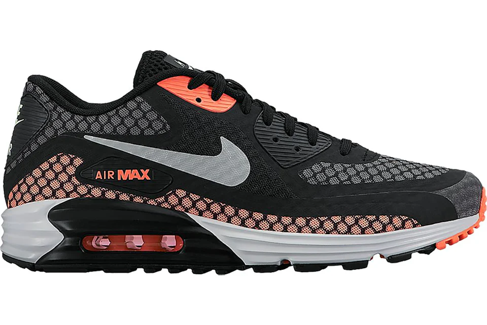 Air max 90 essential black sales & silver