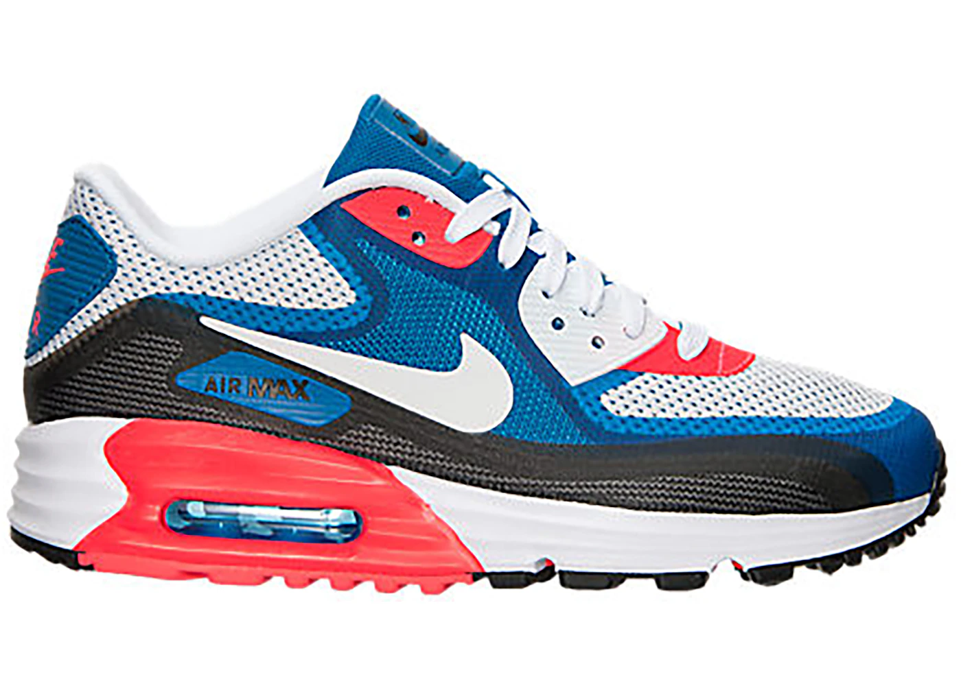 Nike Air Max Lunar 90 Grey Blue Red GS 636229 003 DE