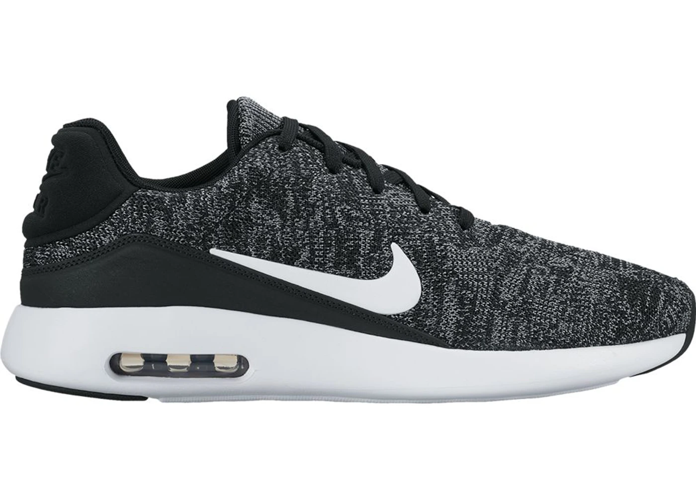Nike Air Max Modern Flyknit Black White Men s 876066 002 GB