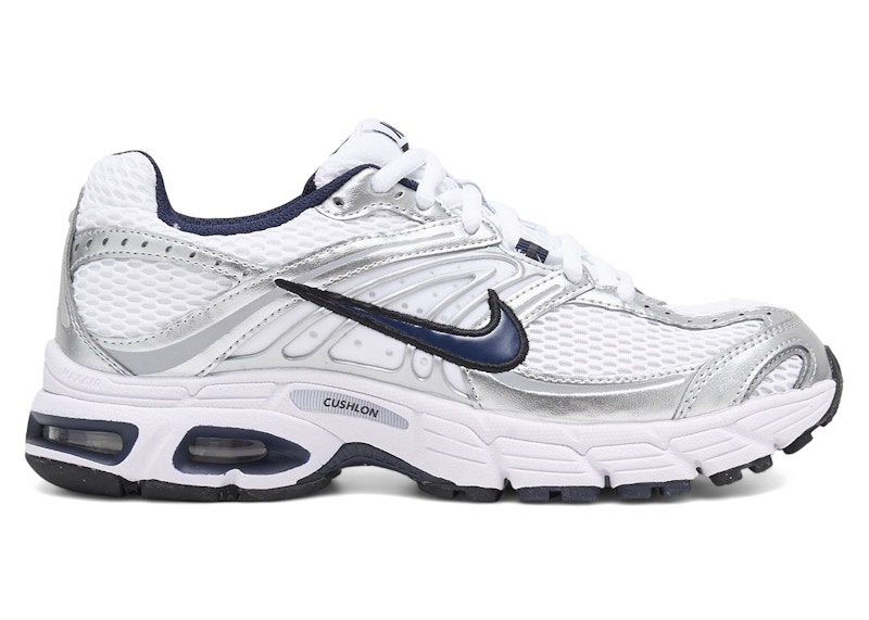 Pre-owned Nike Air Max Moto 2k Navy (women's) Sneakers In White/metallic Silver/black In Multi