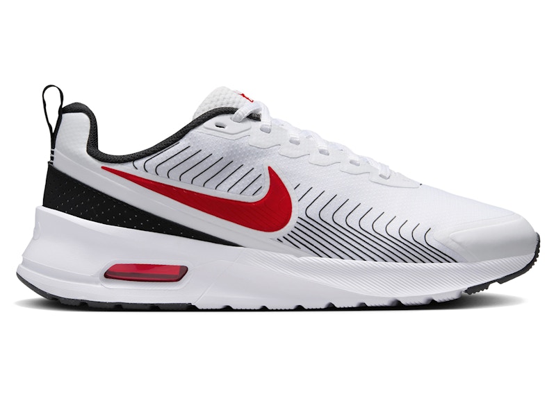 Nike Air Max Nuaxis White Black University Red Men's